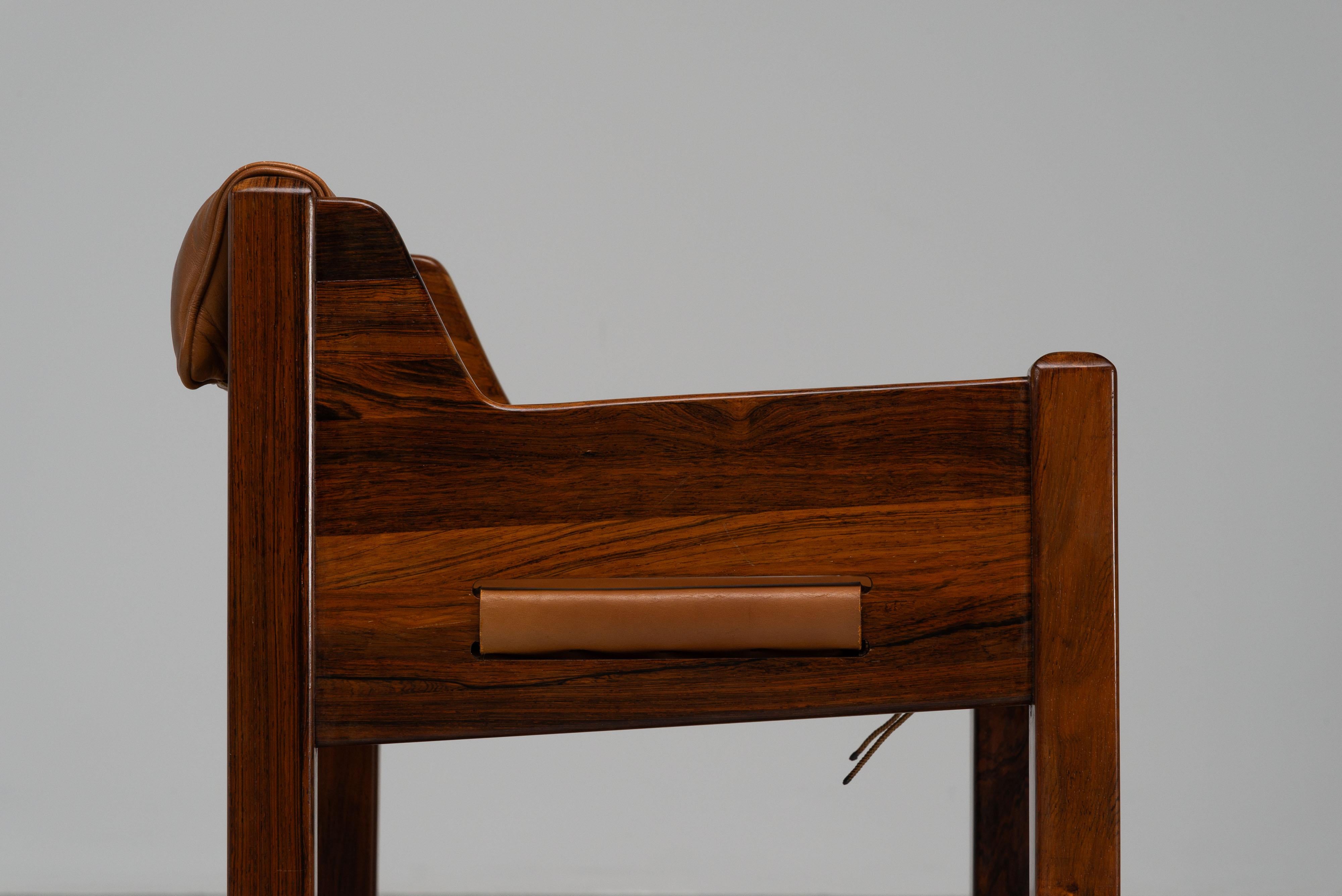 Jean Gillon Déc chairs Italma Woodart Brazil 1968 For Sale 7