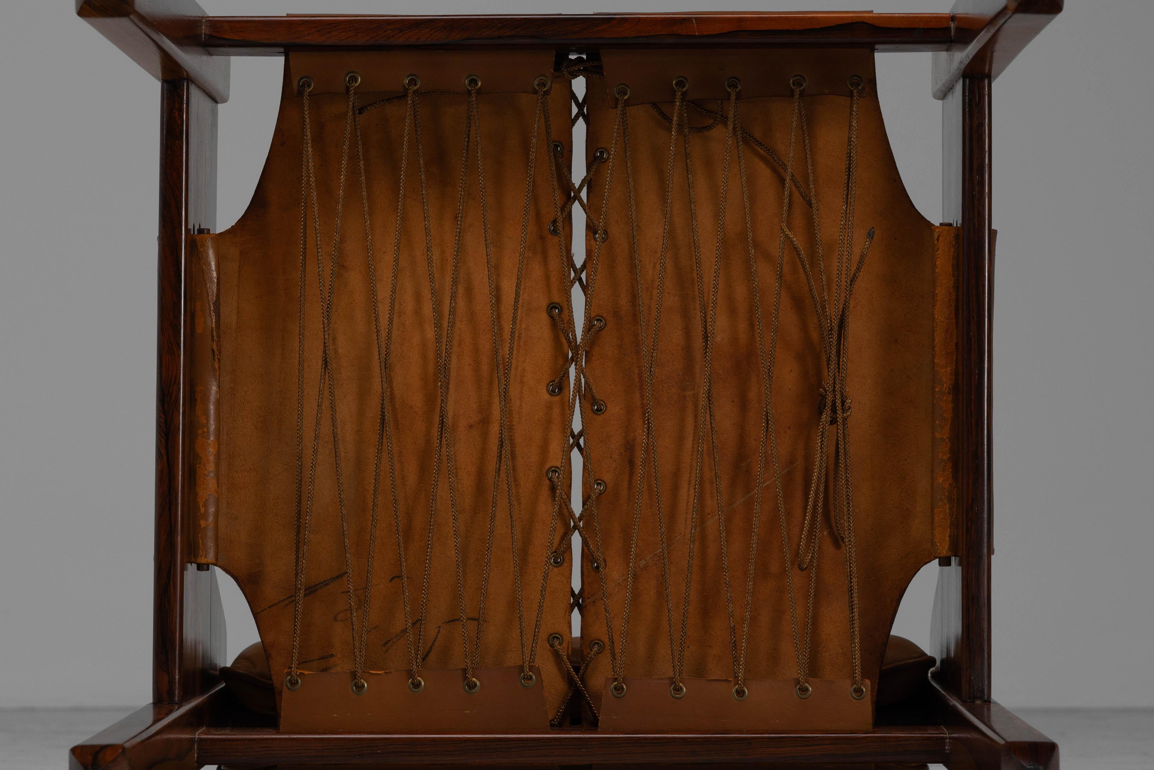 Jean Gillon Déc chairs Italma Woodart Brazil 1968 For Sale 9