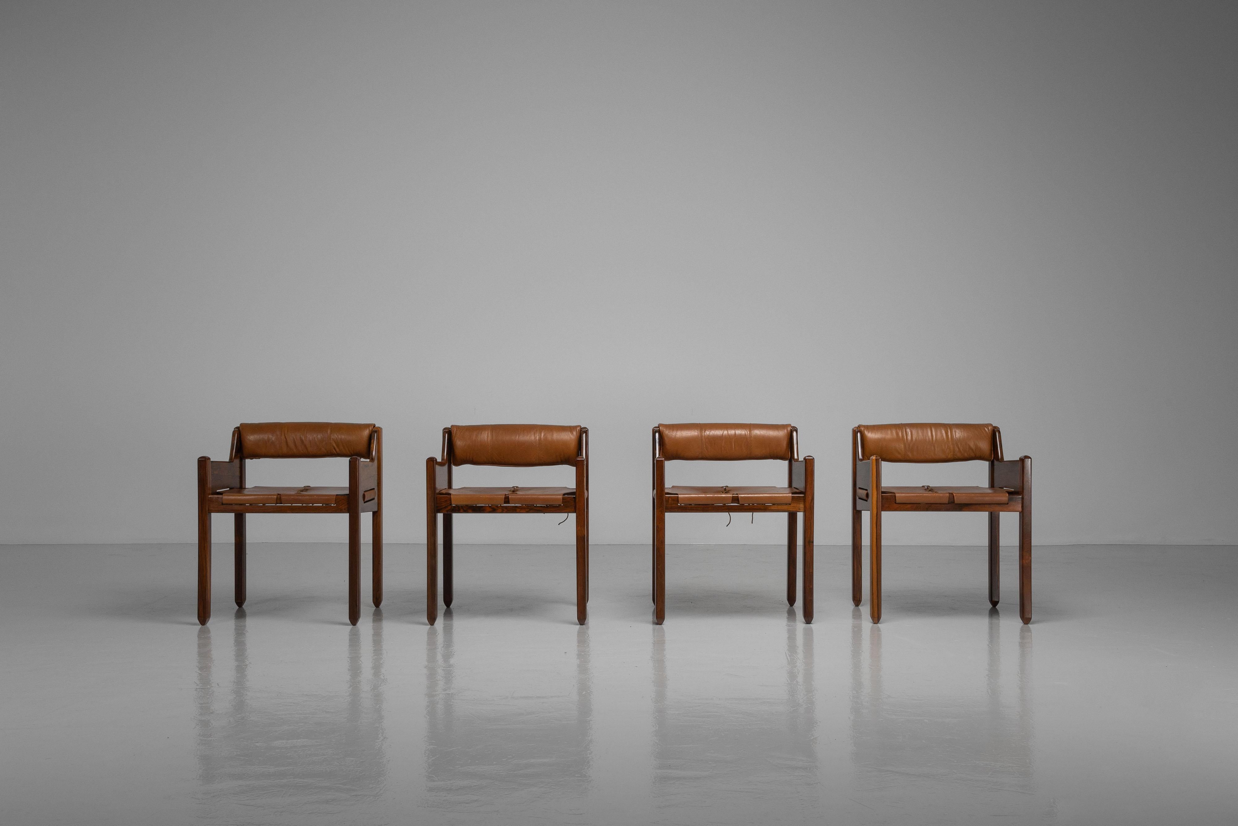 Jean Gillon Déc chairs Italma Woodart Brazil 1968 In Good Condition For Sale In Roosendaal, Noord Brabant