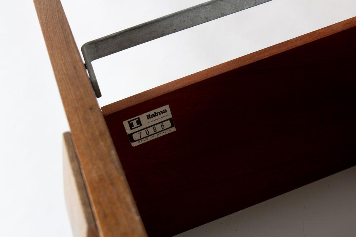 Jean Gillon desk in rosewood for Italma Woodart, 1960s For Sale 9