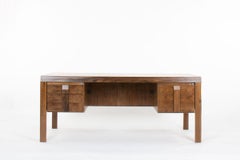 Escritorio Jean Gillon de palisandro para Italma Woodart, años 60