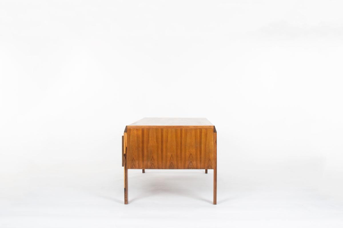 Brazilian Jean Gillon desk in rosewood for Italma Woodart, 1960s For Sale