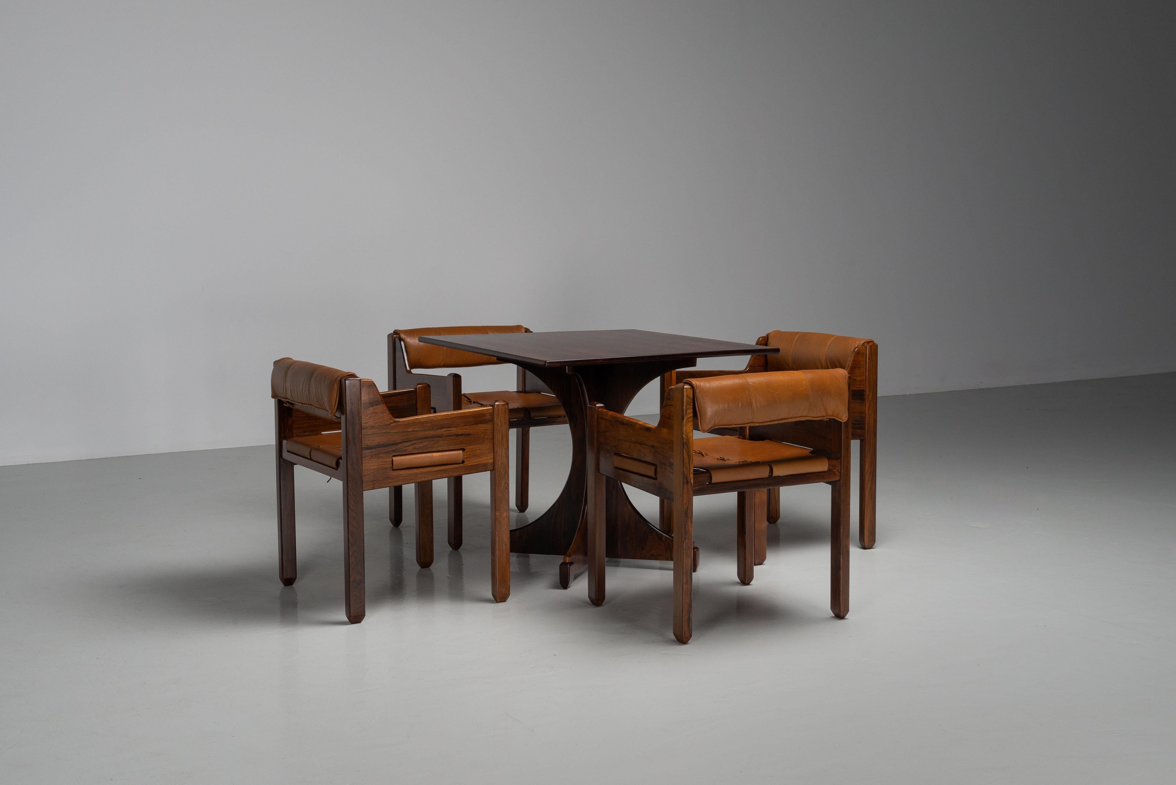 Table à manger de Jean Gillon Italma WoodArt Brésil 1965 en vente 8
