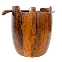 Kleiner Safe Box Bucket aus Rosenholz von Jean Gillon Jacaranda, brasilianische Moderne
