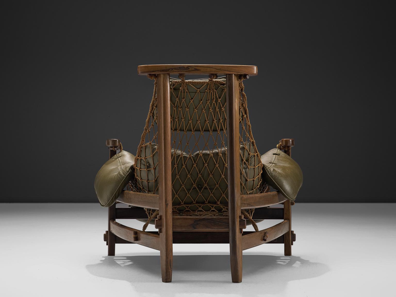 Mid-Century Modern Jean Gillon Jangada Lounge Chair with Ottoman