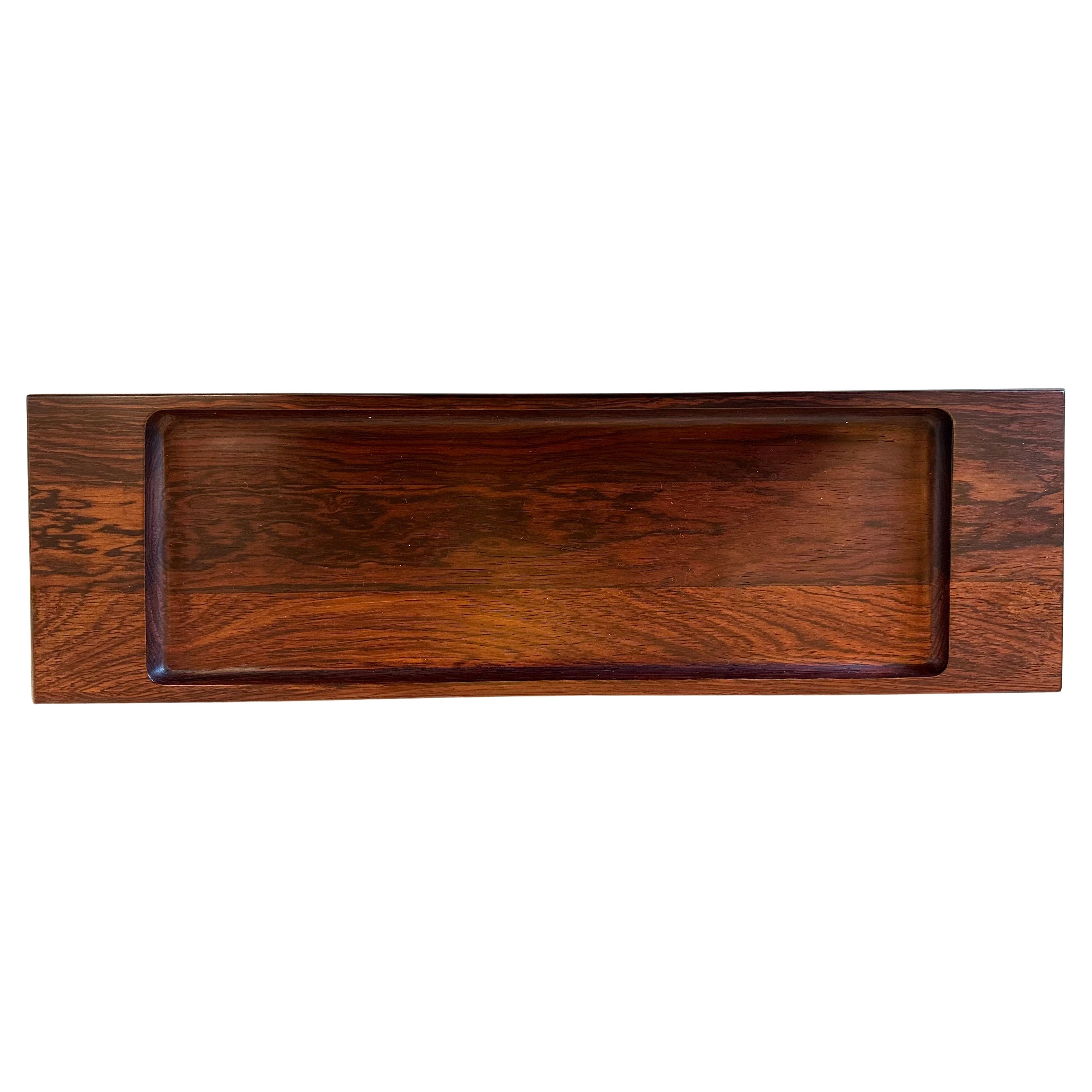 Jean Gillon. Rectangular tray model 304, c. 1960. Wood Art in vendita