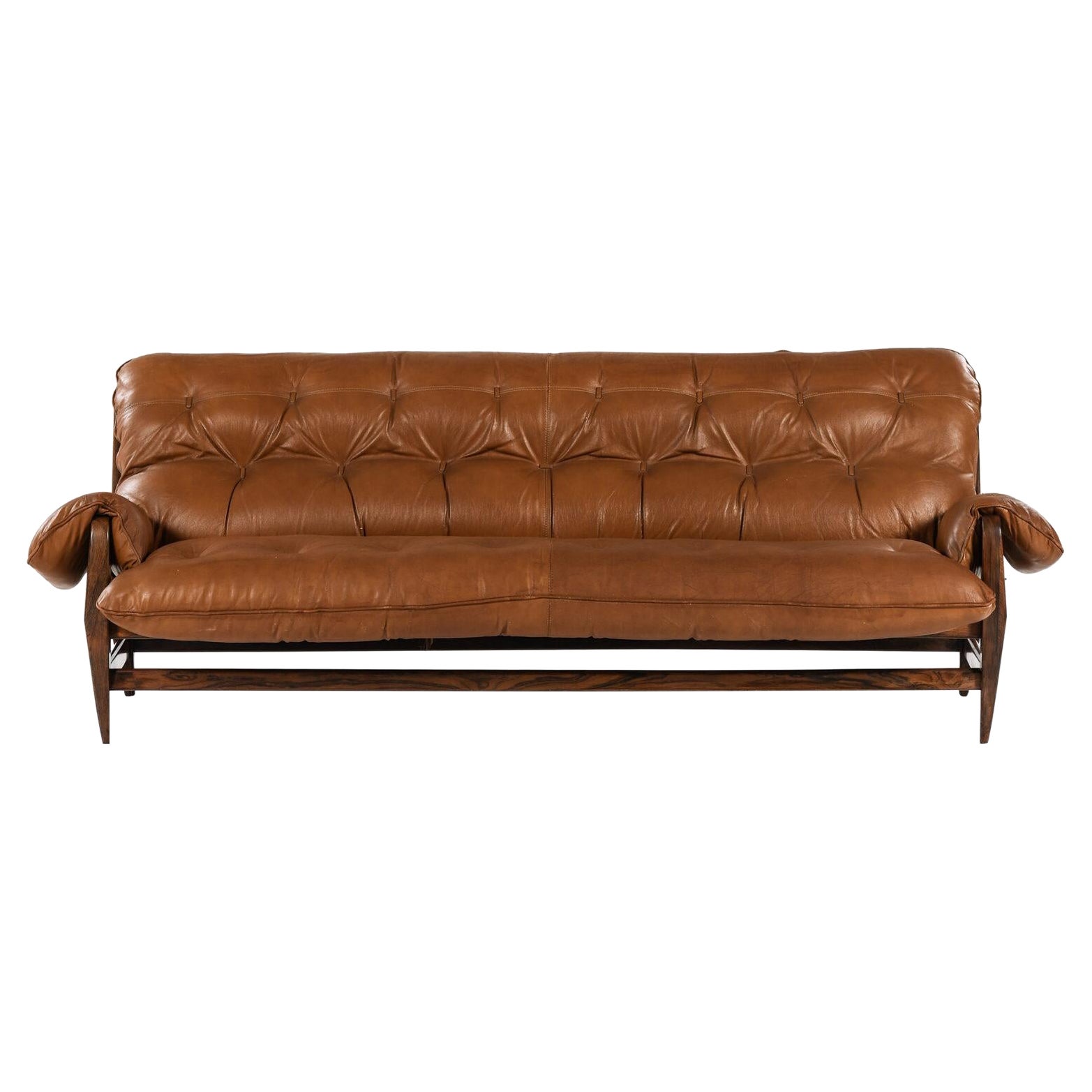 Jean Gillon Sofa Produced by Wood Art in Brazil