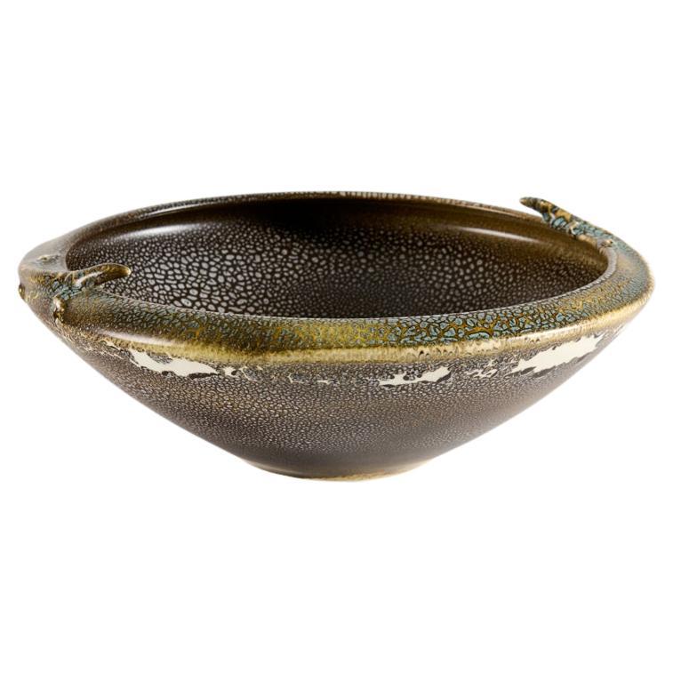 Jean Girel, Grand Coupe Lezards, Ceramic Bowl, France, 2021 For Sale