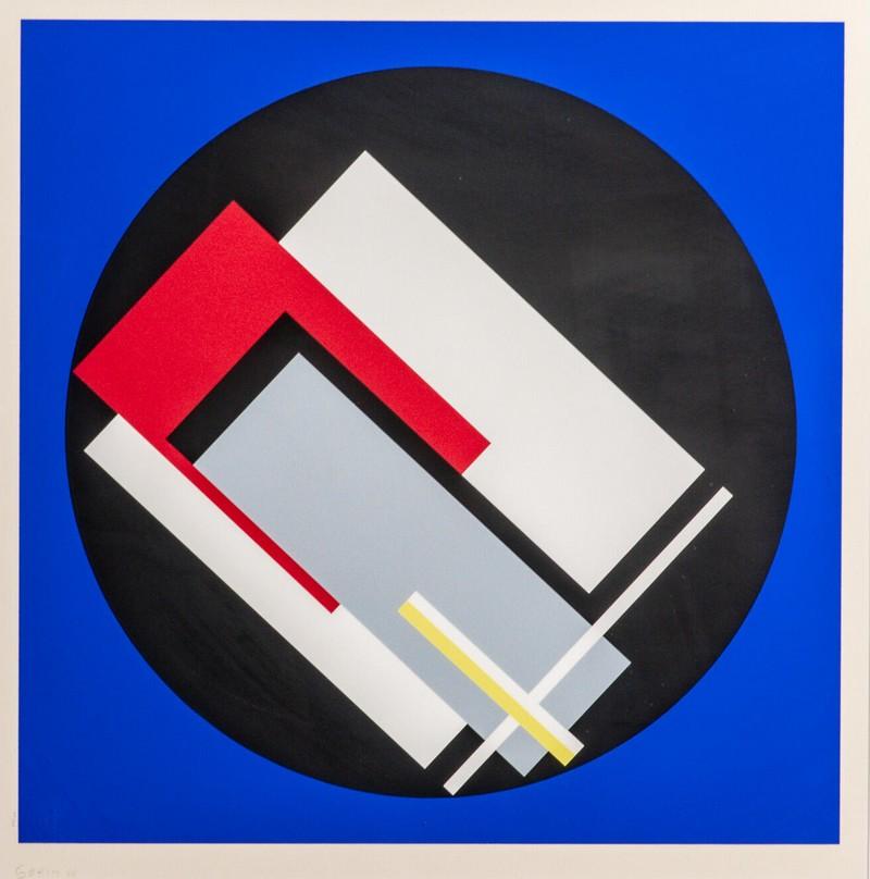 Jean GORIN  Abstract Print - Composition, 1975