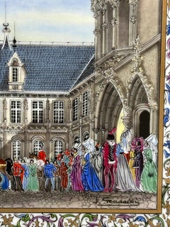 Jean Gradassi, Miniature sur porcelaine, Palais Jacques-Cœur, France
