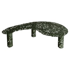 Table basse d'intérieur ou d'extérieur Jean Green Bronze Lost Wax Cast Butterfly