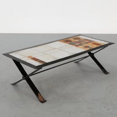 Jean Gregorieff for Roche Bobois Ceramic Coffee Table c. 1970's