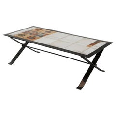 Jean Gregorieff for Roche Bobois Ceramic Coffee Table c. 1970's