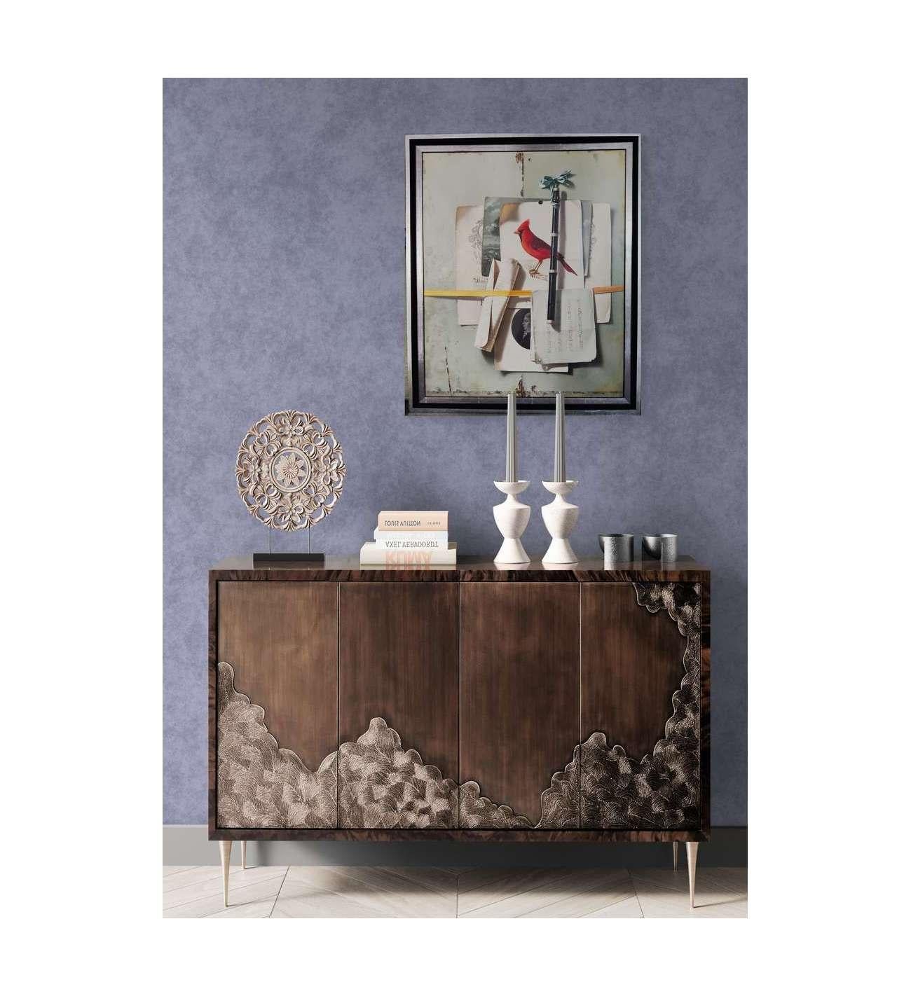 Nature morte à la flûte et au cardinal rouge, peinture à l'huile sur toile de Jean Grimal (1 en vente 9