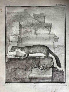 La Foutine - Etching by Jean Gullaume Moitte - 1771