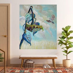 Fall Flight, Painting, Acrylic on Canvas