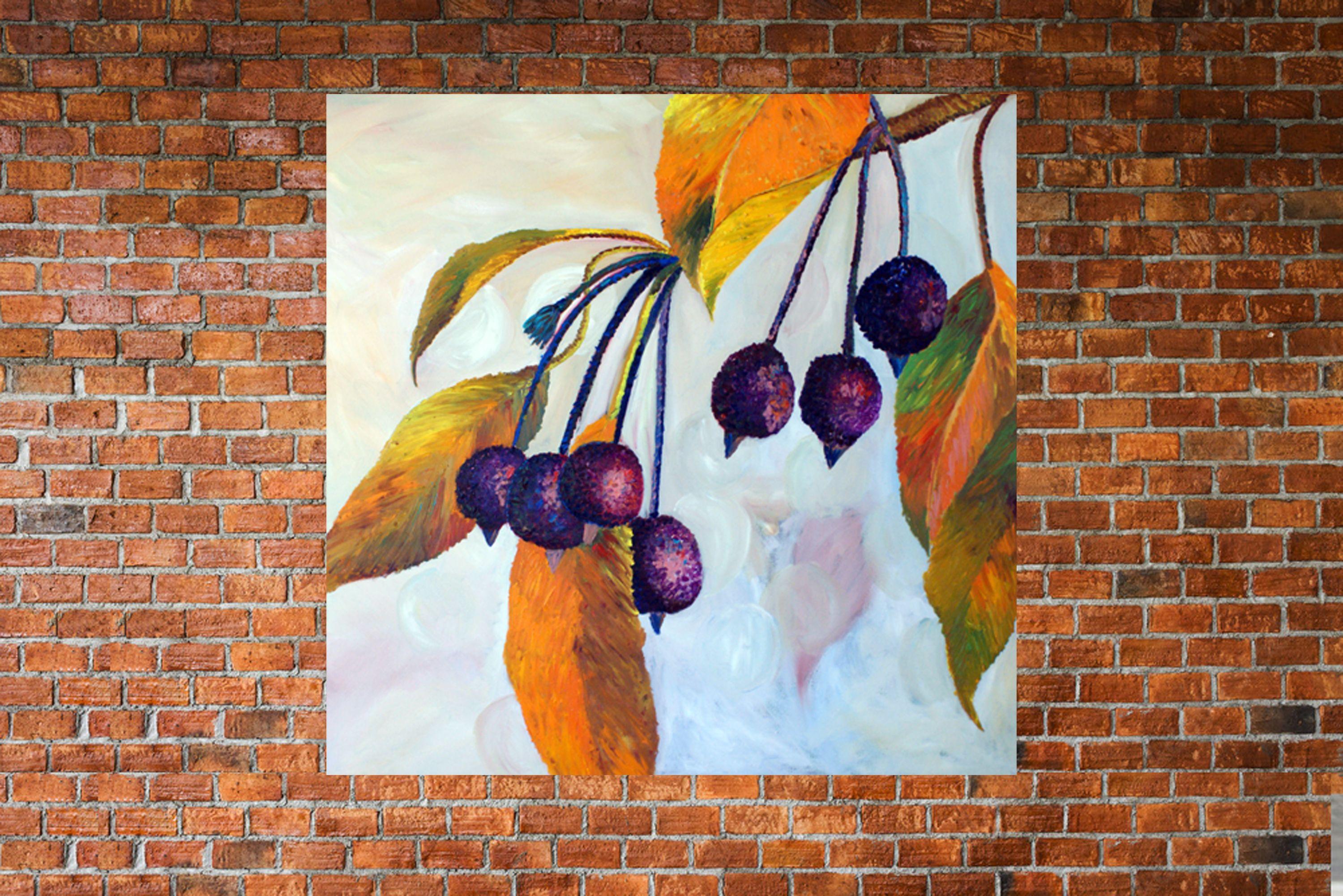 Fall's Complement, Painting, Oil on Canvas For Sale 1