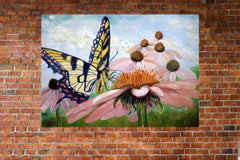 Tiger Tail Harvest, Painting, Oil on Wood Panel