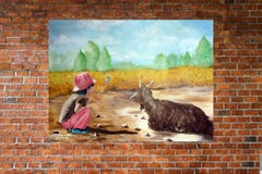 Trepidation, Painting, Oil on Wood Panel