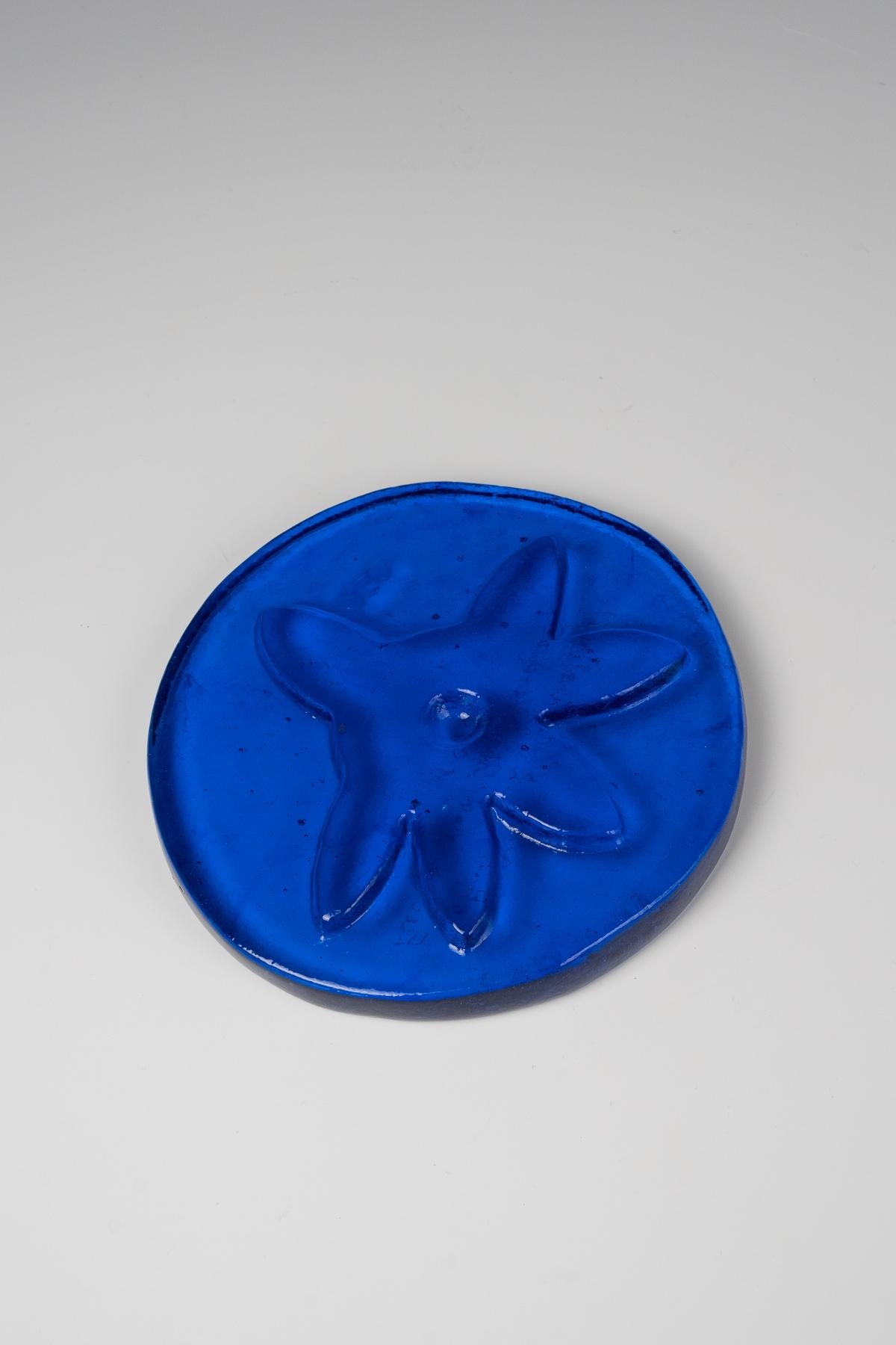 Jean Hans Arp - Fucina Degli Angeli - Sculptur - disco di vetro Hecho a mano en venta