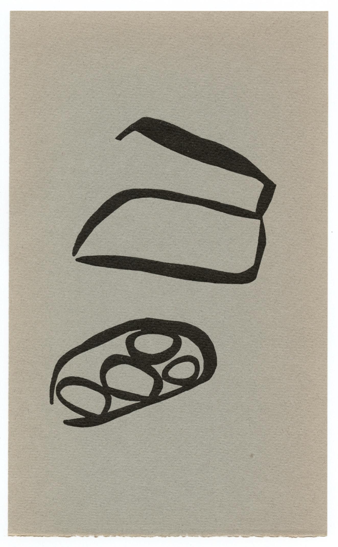 Jean Hans Arp - lithographie pour Newyorker Kantaten - Print de Jean (Hans) Arp