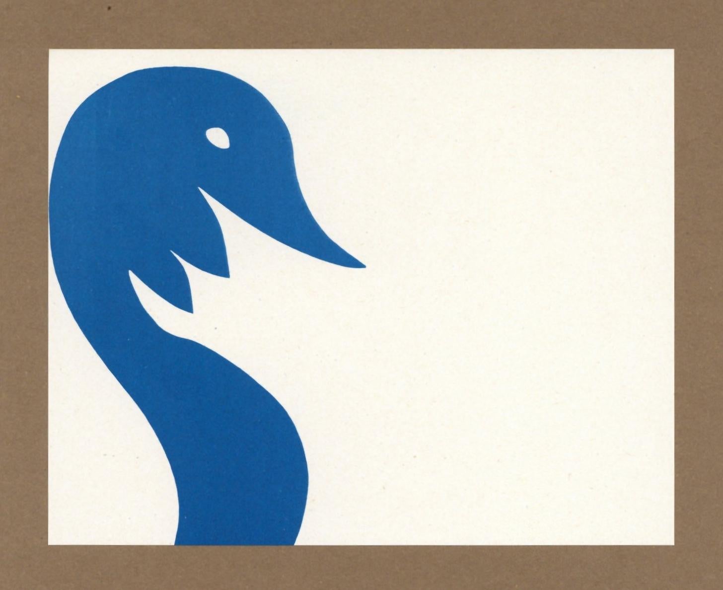 (after) Jean Hans Arp - lithograph for Pensieri Poesie Disegni Collages - Print by Jean (Hans) Arp