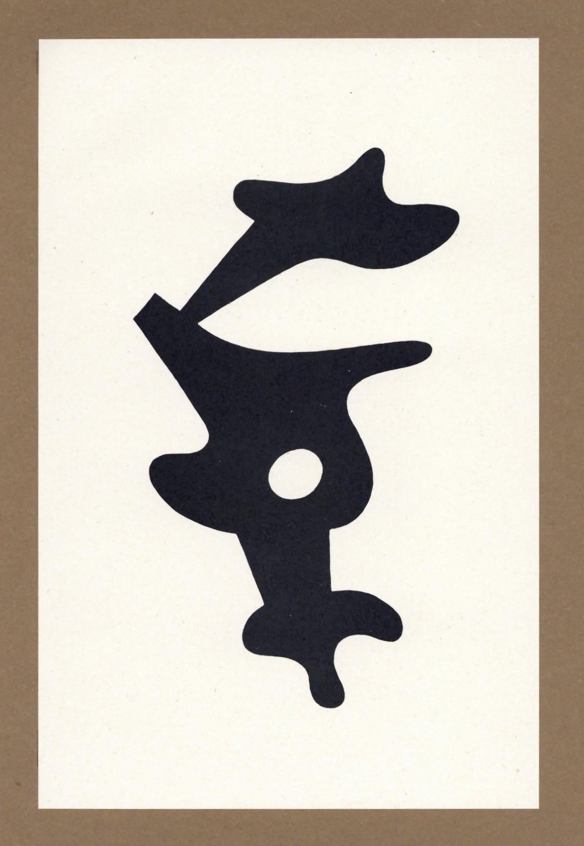 (after) Jean Hans Arp - lithograph for Pensieri Poesie Disegni Collages - Print by Jean (Hans) Arp