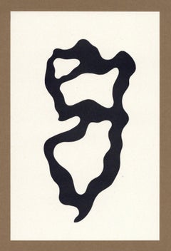 Used (after) Jean Hans Arp - lithograph for Pensieri Poesie Disegni Collages