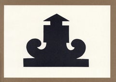 (después de) Jean Hans Arp - litografía para Pensieri Poesie Disegni Collages