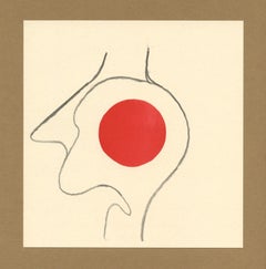 (después de) Jean Hans Arp - litografía para Pensieri Poesie Disegni Collages