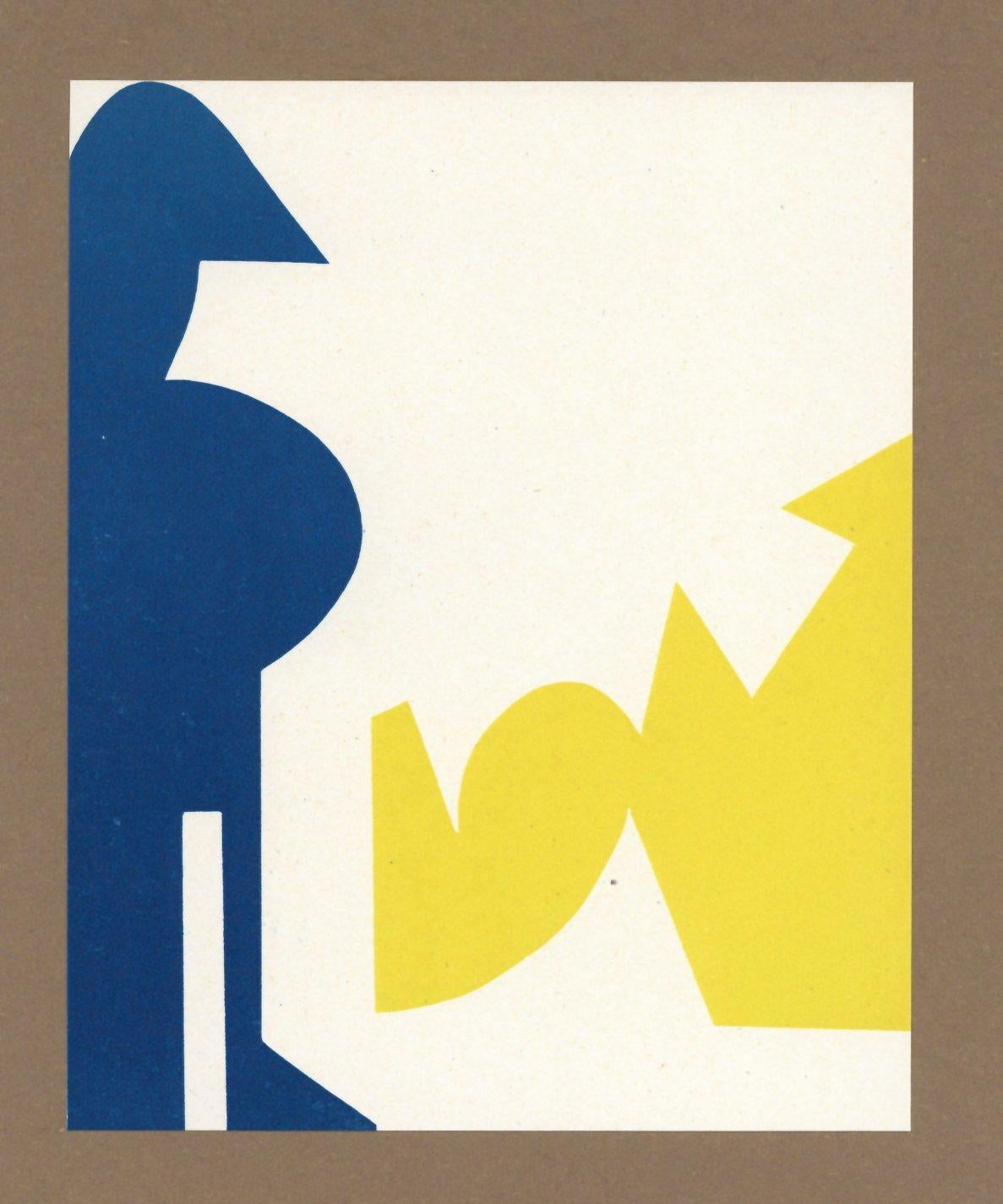 (after) Jean Hans Arp – Lithographie für Pensieri Poesie Disegni Collages