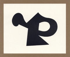 (después de) Jean Hans Arp - litografía para Pensieri Poesie Disegni Collages