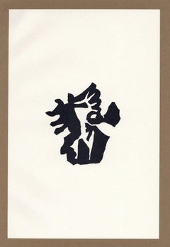 (después de) Jean Hans Arp - litografía para Pensieri Poesie Disegni Collages