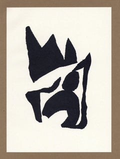 (después de) Jean Hans Arp - litografía para Pensieri Poesie Disegni Collages