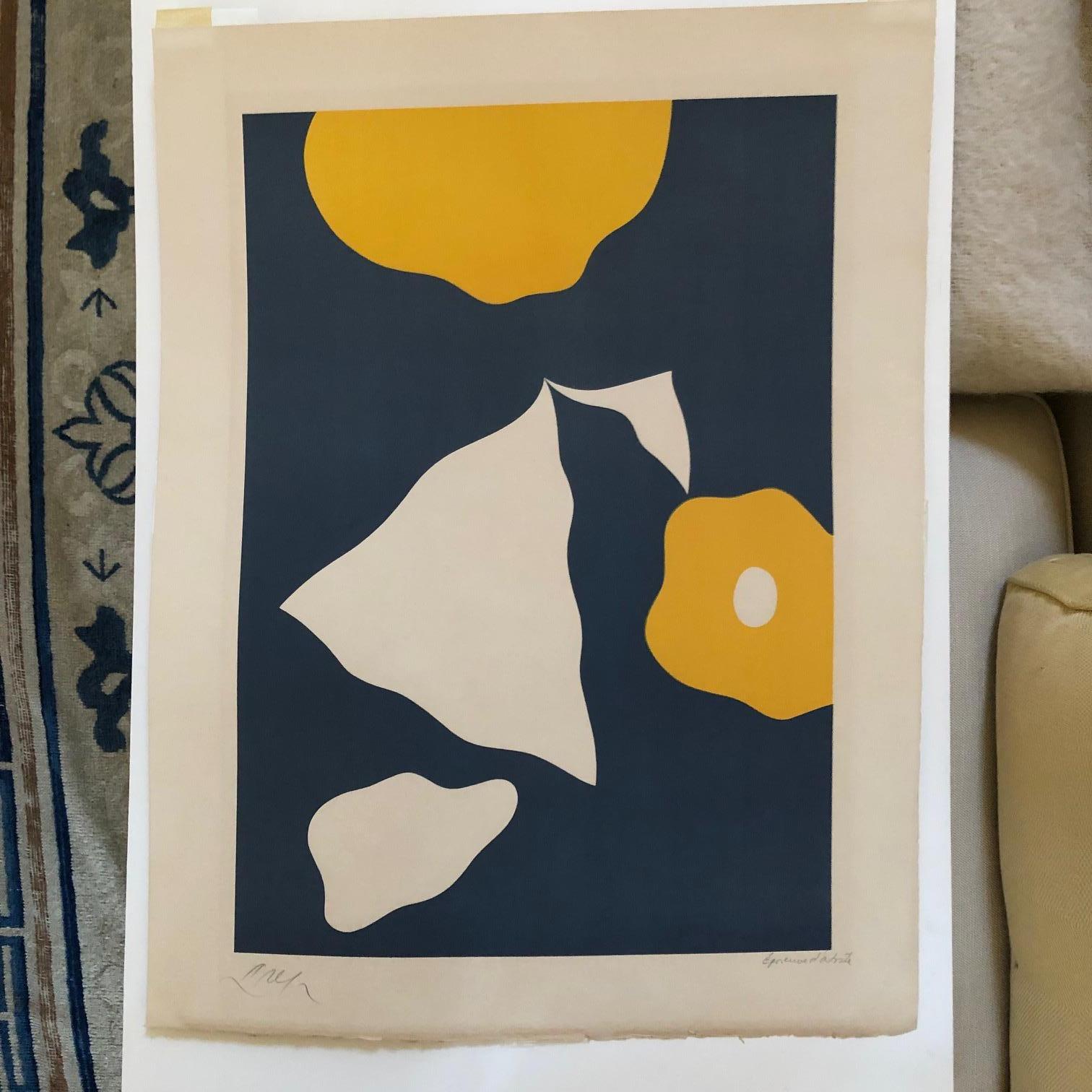 Hans (Jean) Arp  (French/Swiss, 1886-1966)
titled :  