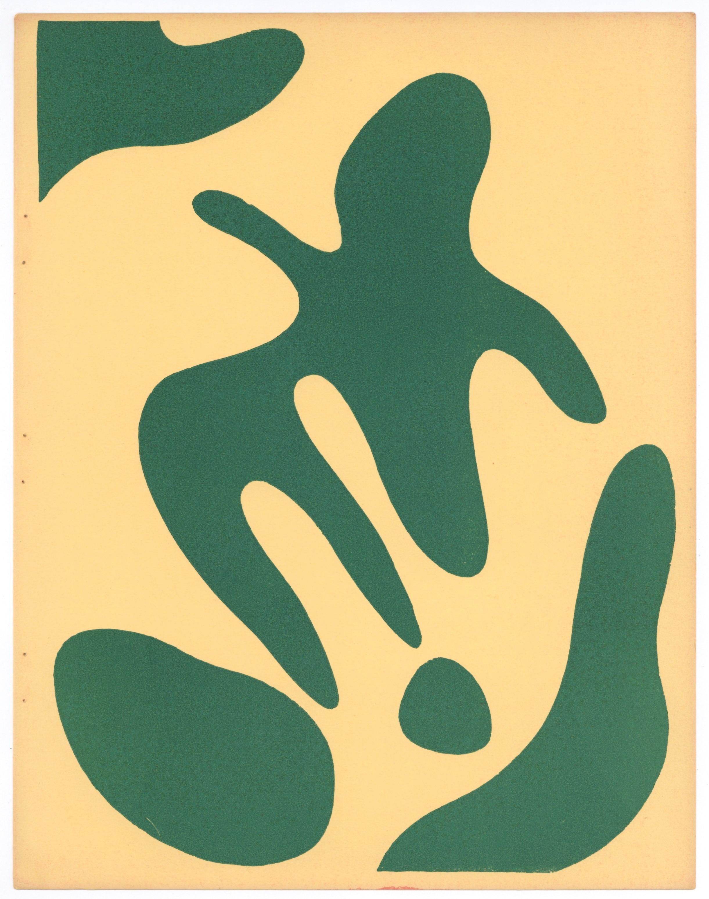 "Constellations" original linocut - Print by Jean (Hans) Arp