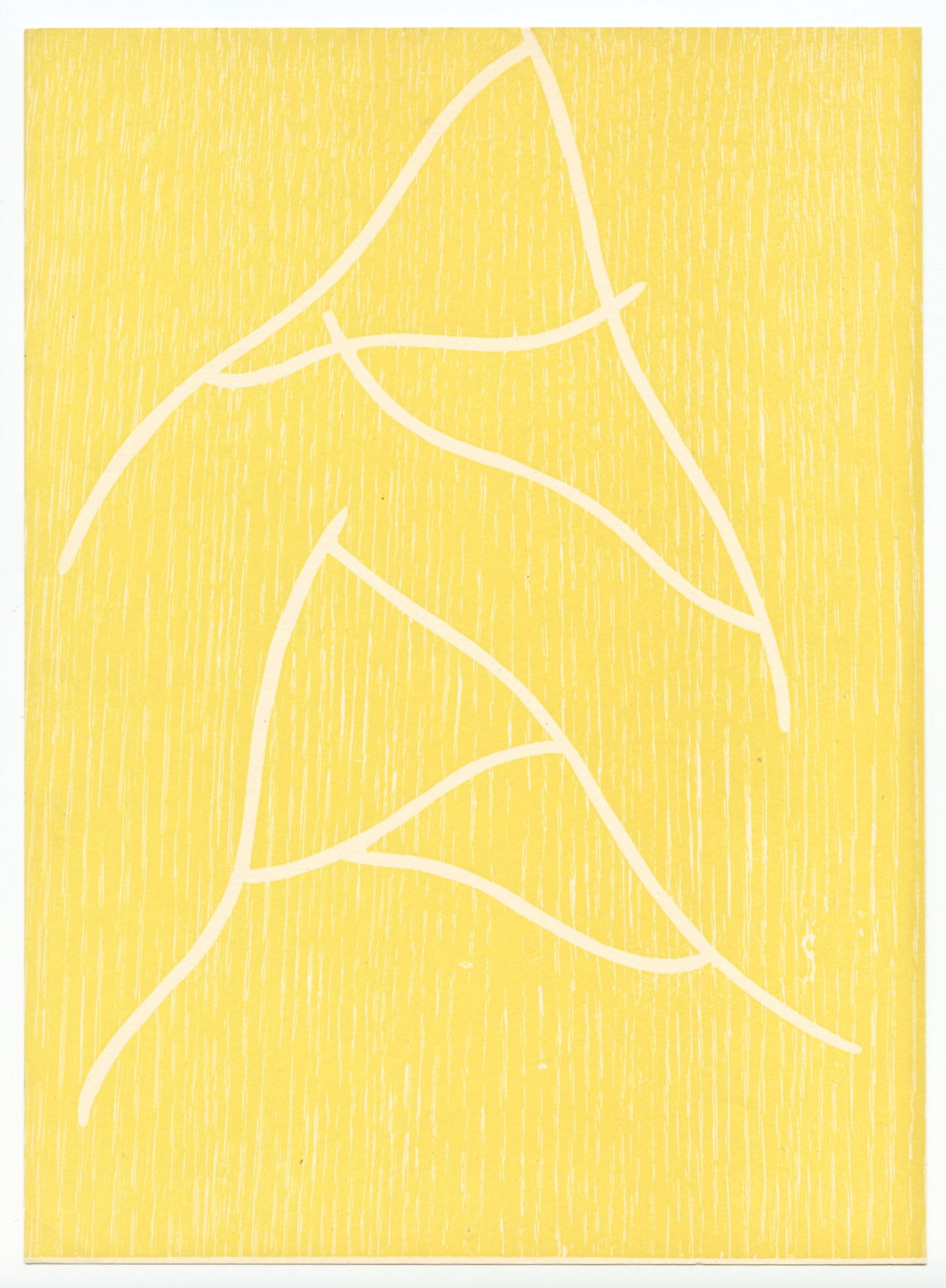 original woodcut - Print by Jean (Hans) Arp