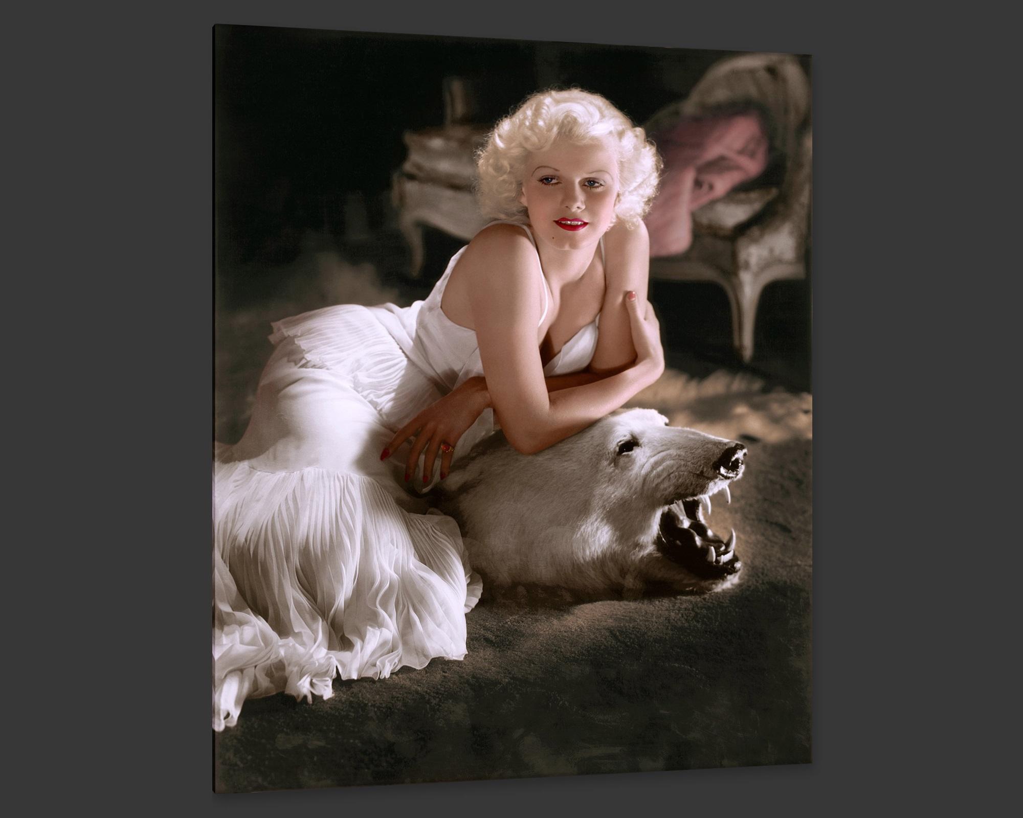 American Jean Harlow, after Art Deco Era Vintage Photography by George Hurrell For Sale