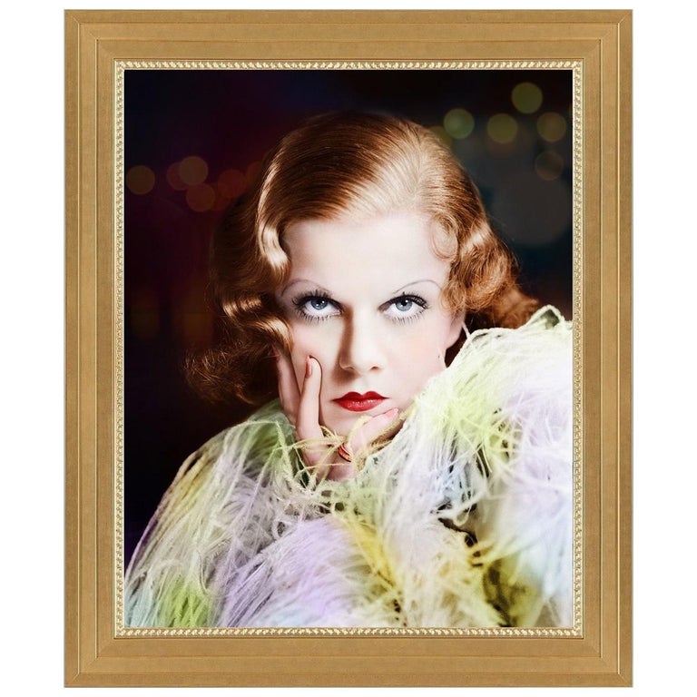 Jean Harlow, after Art Deco Vintage Photography, Hollywood Regency Style For Sale at 1stDibs