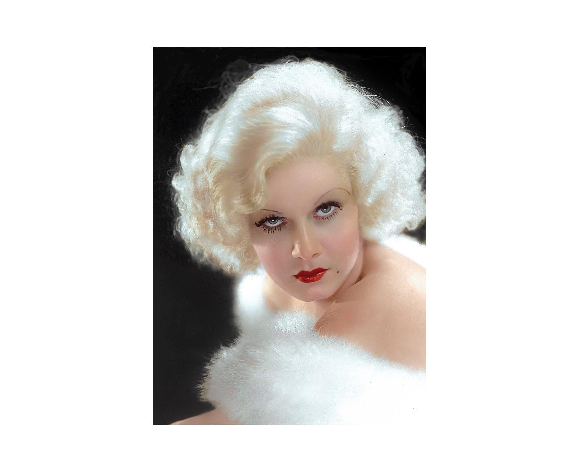 American Jean Harlow, after Hollywood Regency Portrait by George Hurrell, Art Deco Era For Sale