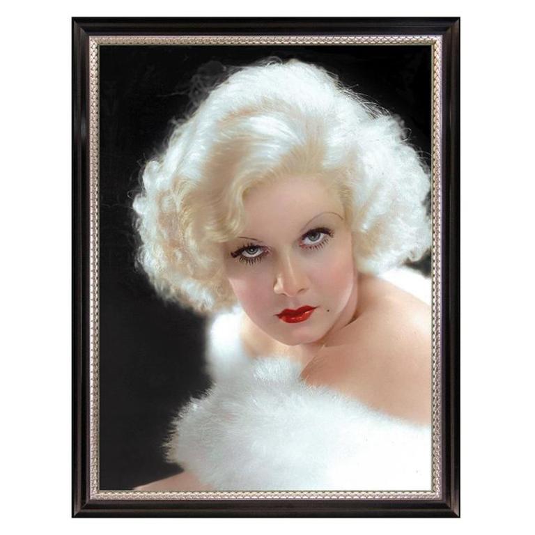 Jean Harlow, after Hollywood Regency Portrait by George Hurrell, Art Deco Era For Sale