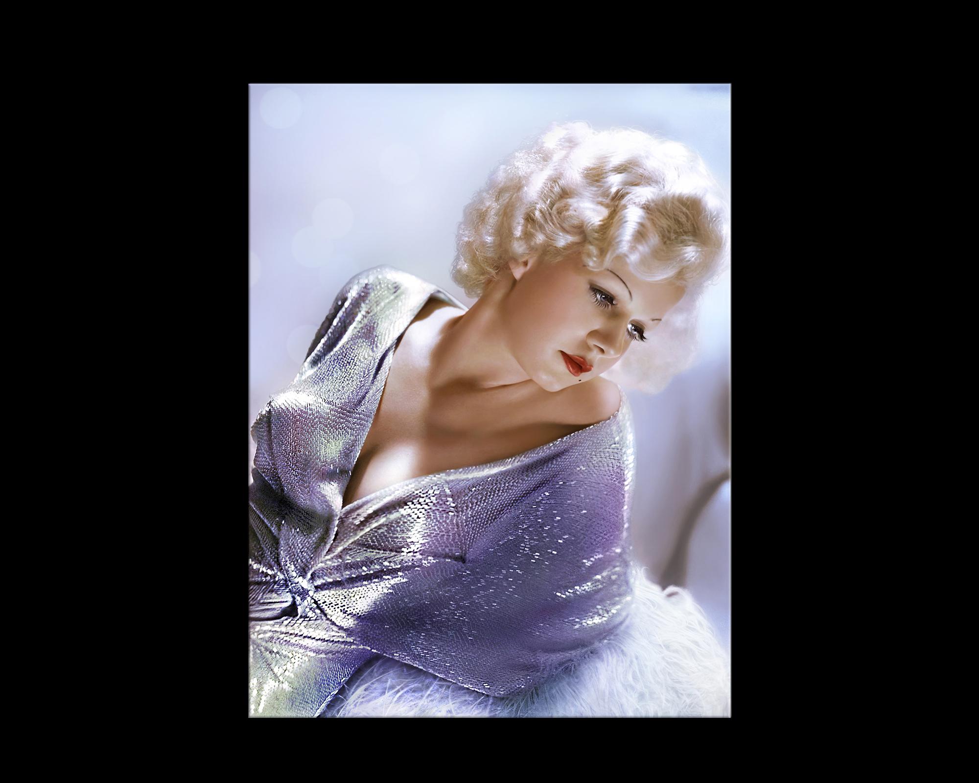 Jean Harlow, After Hollywood Regency Vintage Photography by George Hurrell In New Condition For Sale In Fairhope, AL