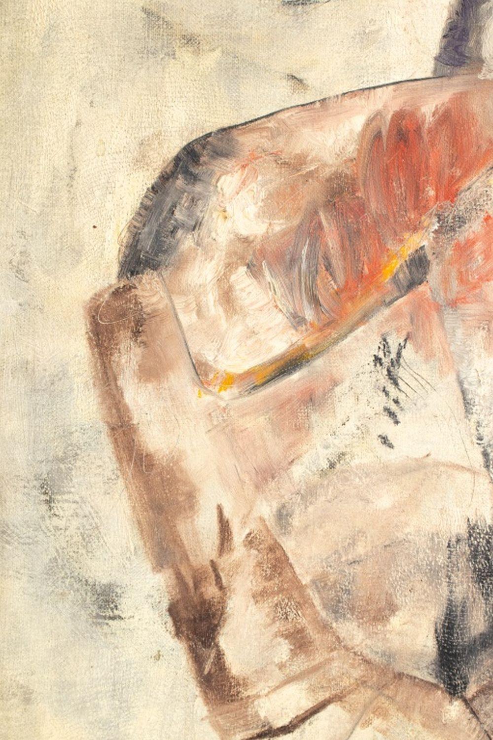 Abstract Composition (Abstrakt), Painting, von Jean Hebbeln