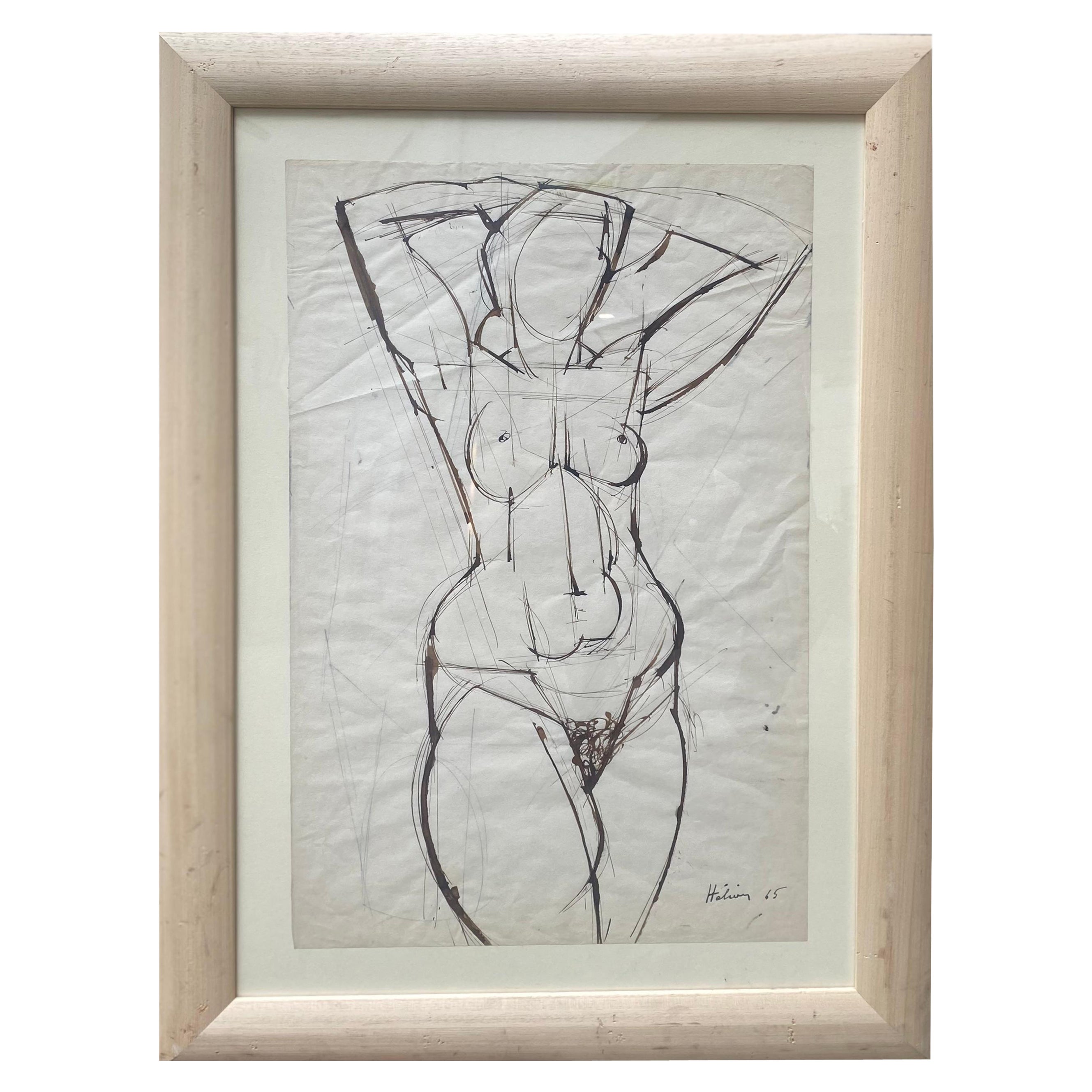 Jean Hélion Tinte auf Papier