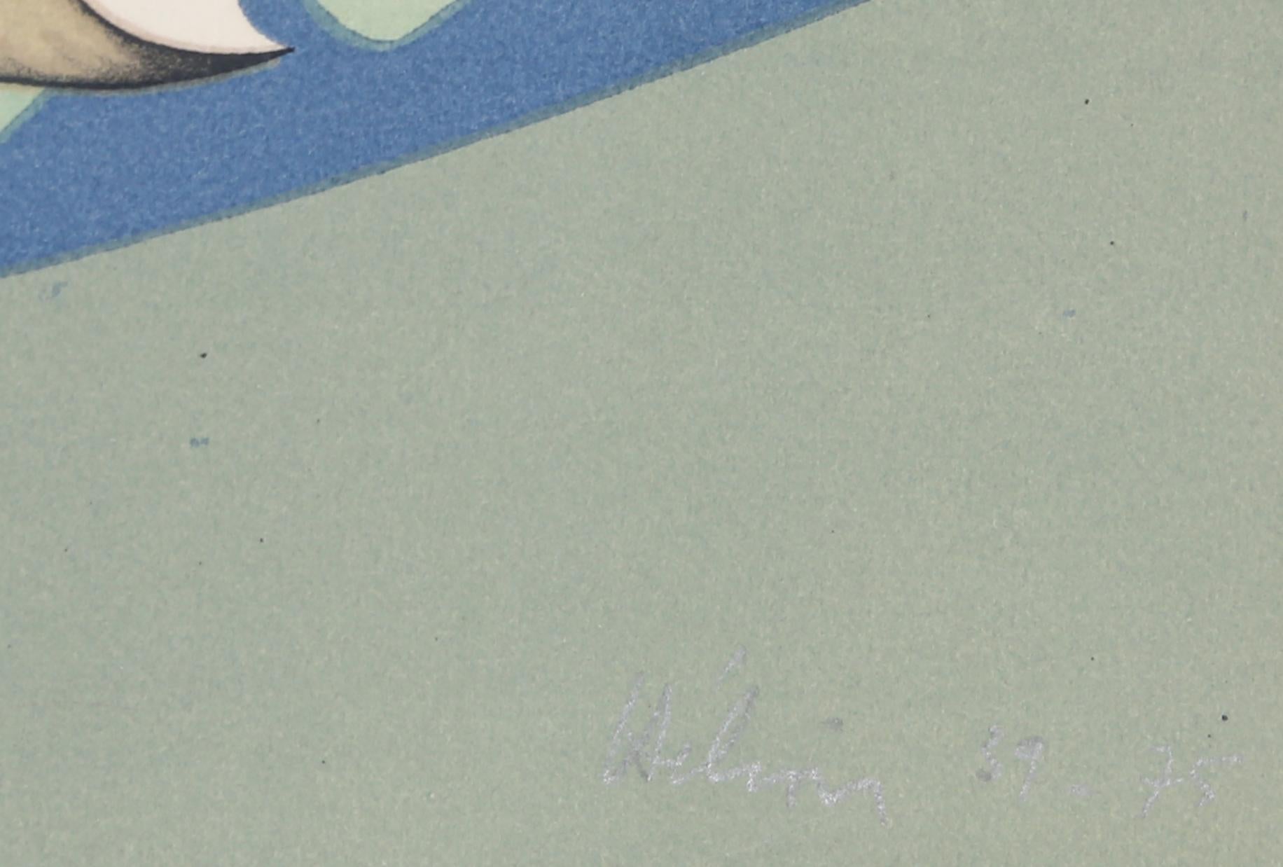 Cubist Composition, Lithograph by Jean Helion For Sale 2