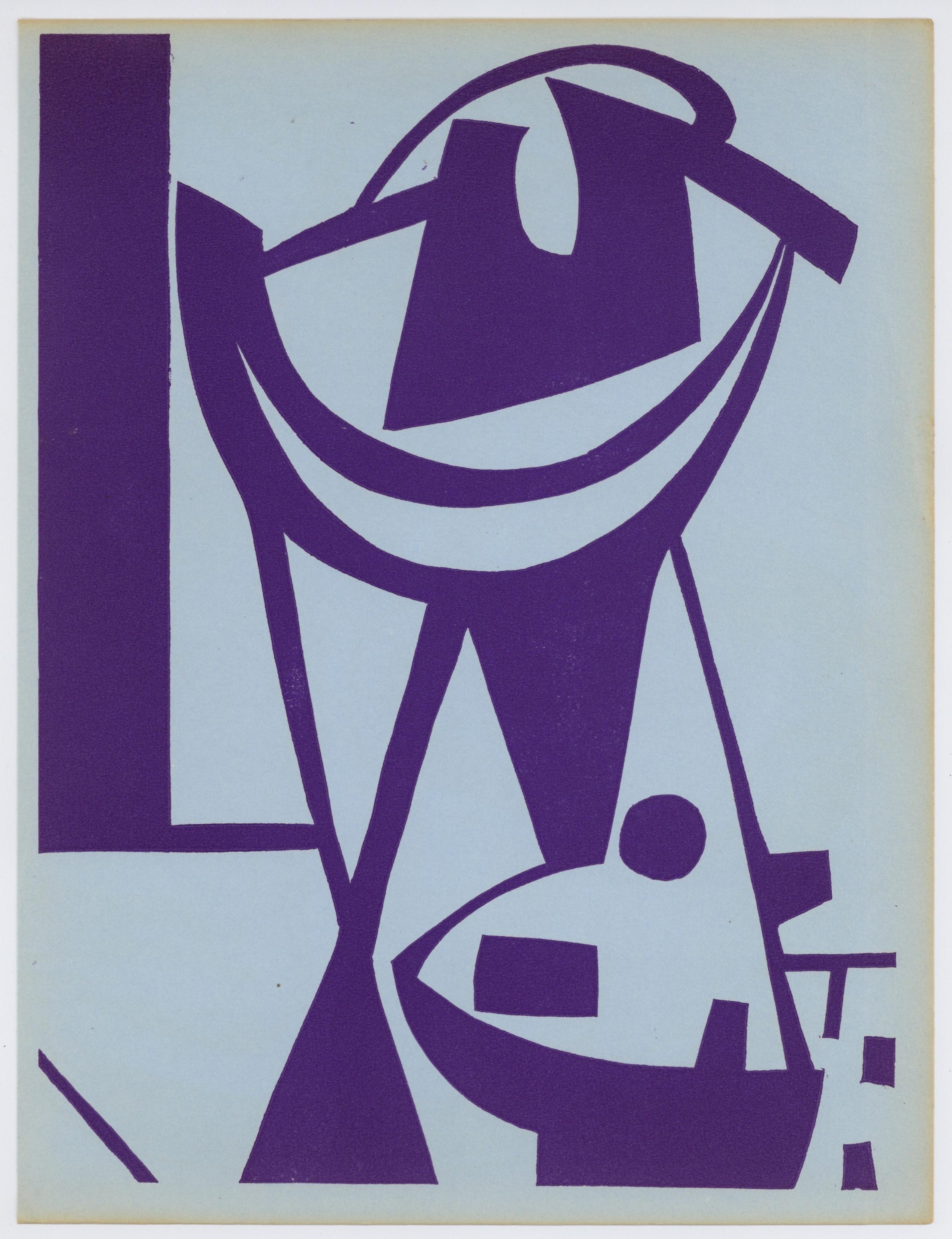 Linocut on vélin paper. Inscription: Unsigned and unnumbered, as issued. Good condition. Notes: From the volume, XXe Siècle, n°4, Christmas 1938. Published and printed under the direction of Gualtieri di San Lazzaro, éditeur, Paris, by Société