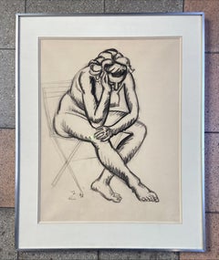Jean Helion Desnudo en la silla