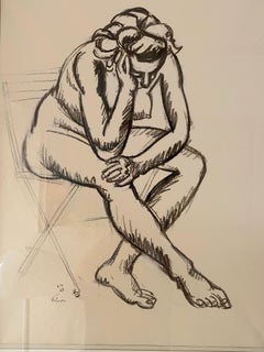 Jean Helion - Nu dans le fauteuil