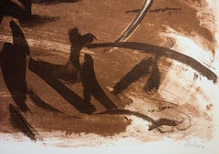 Workers at the Harbor (Les ouvriers du port) - Lithographie originale signée à la main - 50 exemplaires