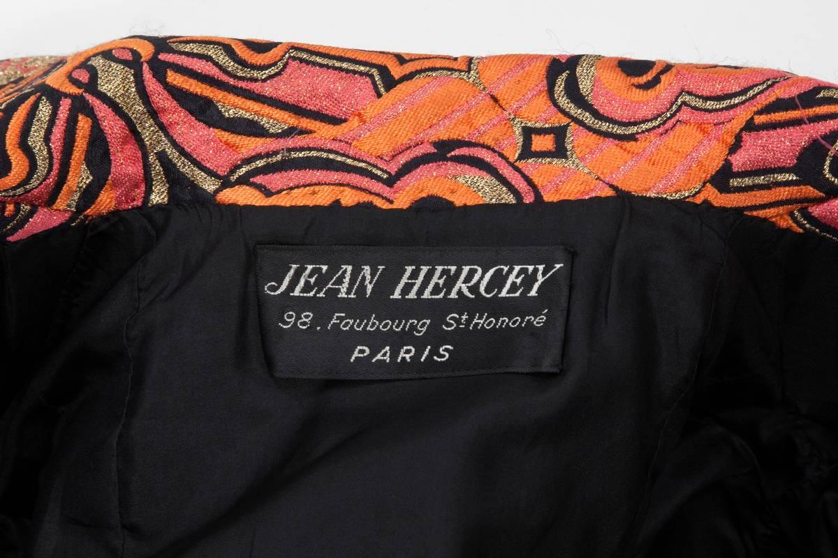 Jean Hercey Haute Couture Brocade Coat 2